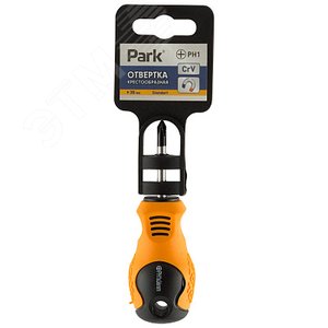 Изображение товара Отвертка Standart PH1х3,8см, двухкомпонентная рукоятка, крестовая (шт)