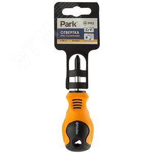 Изображение товара Отвертка Standart PH2х3,8см, двухкомпонентная рукоятка, крестовая (шт)