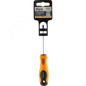 Изображение товара Отвертка Standart SL3х7,5см, двухкомпонентная рукоятка, шлицевая (шт)