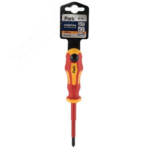 Изображение товара Отвертка диэлектрик PH1х8см для работы в установках до 1000V, крестовая (шт)