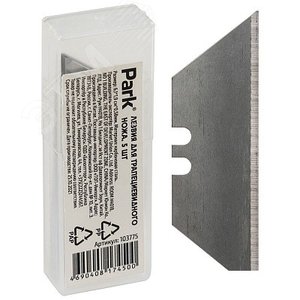 Изображение товара Лезвия для ножей трапециевидные, 5 шт (упак)