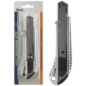 Изображение товара Нож технический с автостопом, металлический корпус (шт)