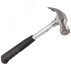 Изображение товара Молоток с гвоздодером 560 гр HAM56CL металлическая обрезиненная рукоятка (шт)