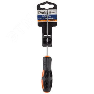 Изображение товара Отвертка Strom PH0x10см, двухкомпонентная рукоятка OTV001DK, крестовая (шт)