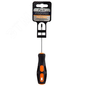 Изображение товара Отвертка Strom PH0х7,5см, двухкомпонентная рукоятка OTV014DK, крестовая (шт)