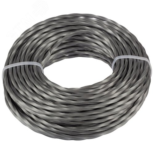 Изображение товара Леска для триммера 3,0 ммх15м (Квадрат перекрученный) (шт)