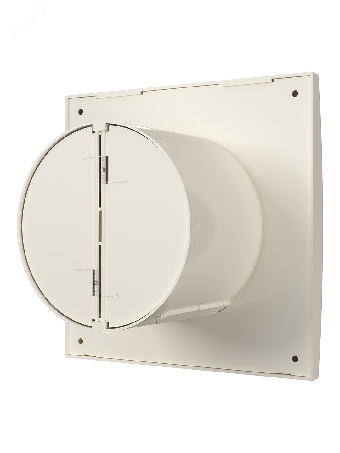 Изображение товара Вентилятор осевой вытяжной D100 AURA 4C Ivory с обратным клапаном для вентиляции