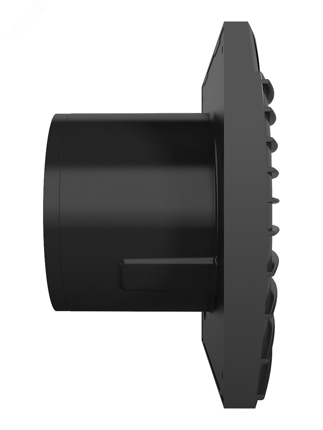 Изображение товара Вентилятор осевой вытяжной с обратным клапаном D100 декоративный SILENT 4C Matte black