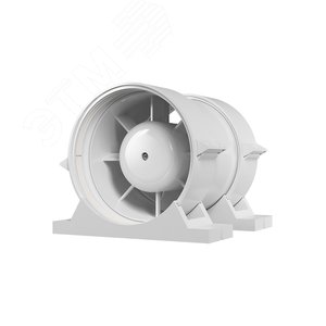 Вентилятор осевой канальный приточно-вытяжной с крепежным комплектом D100