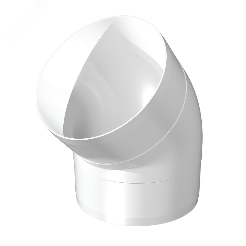 Изображение товара Колено круглое пластиковое 45° D160 для воздуховодов