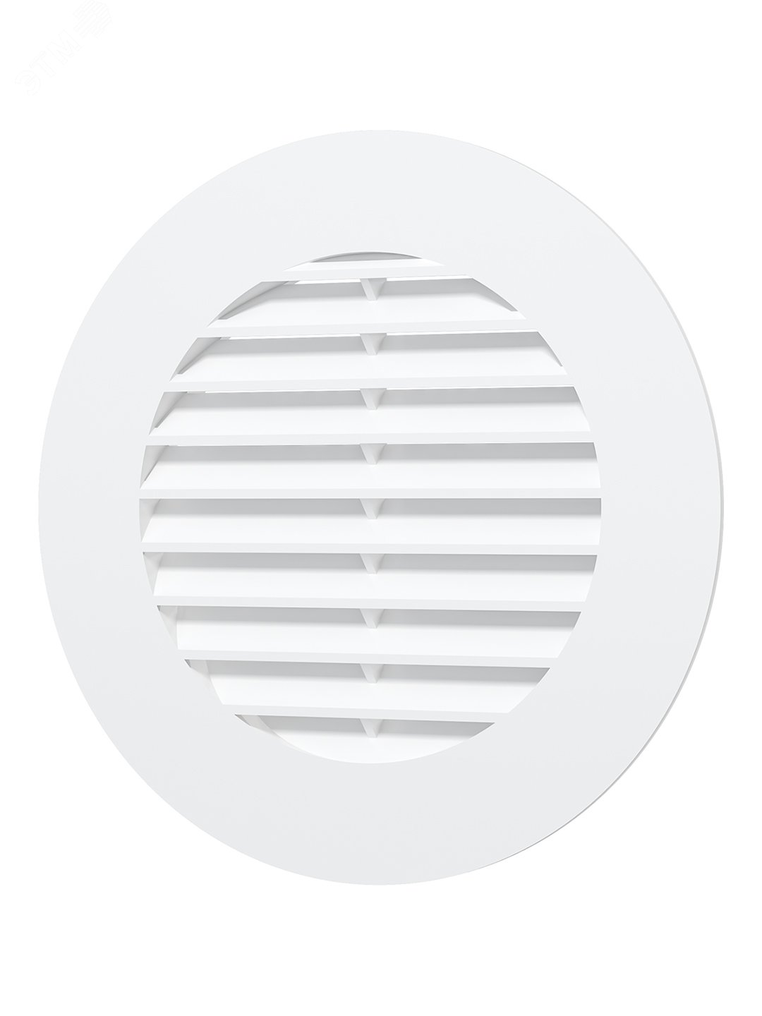 Изображение товара Решетка вентиляционная круглая D125 с фланцем D100 ERA пластиковая