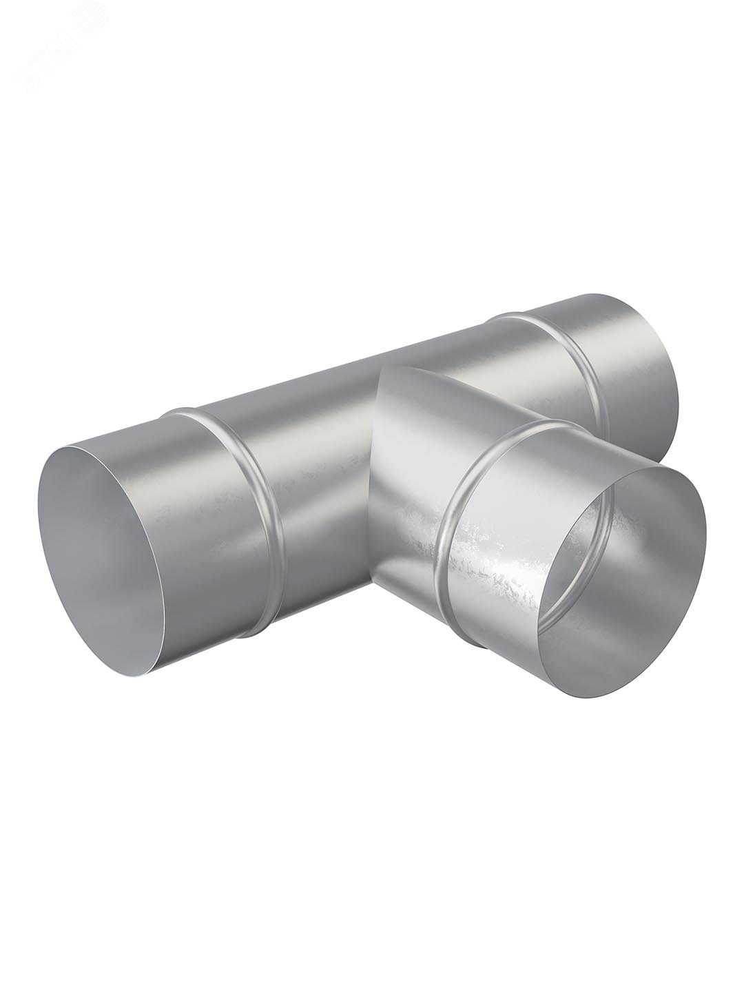 ТройникизоцинкованнойсталидлякруглыхвоздуховодовD125