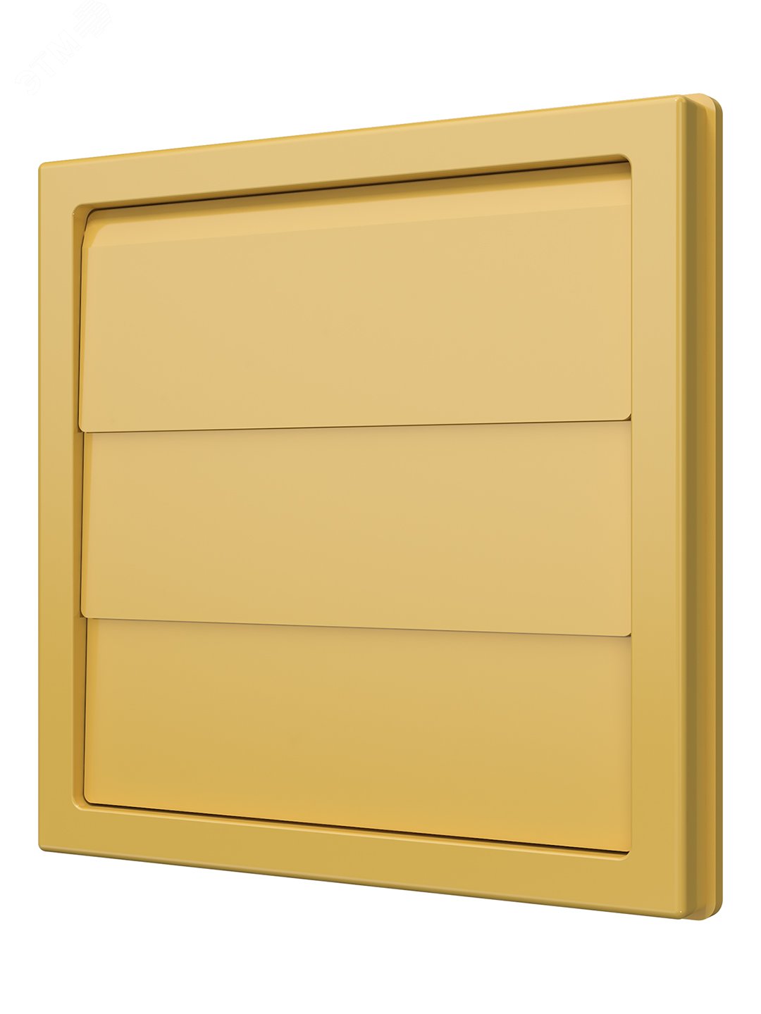 Изображение товара Решетка приточно-вытяжная с гравитационными жалюзи 150х150 D100 ASA-бежевый ERA