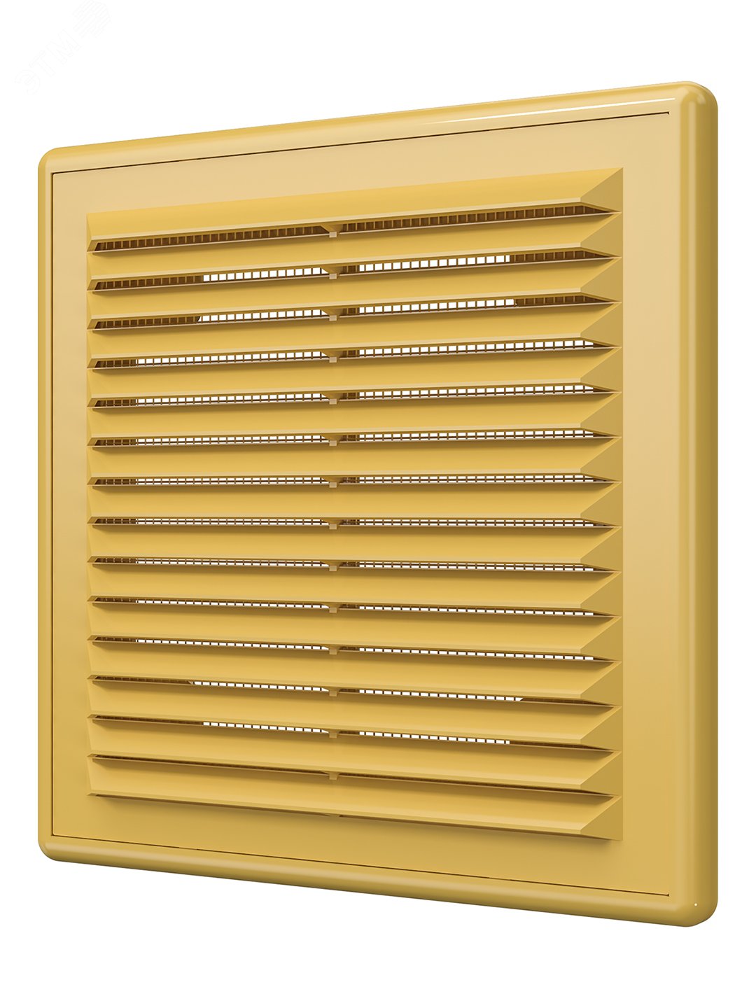 Изображение товара Решетка вентиляционная из ABS пластика 150х150 бежевый монтаж вставка