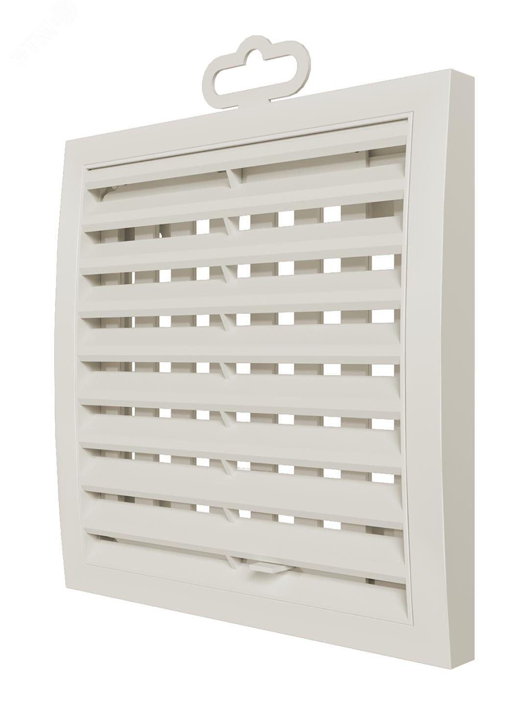 Изображение товара Регулируемая вентиляционная решетка из ABS пластика 150х150 слоновая кость ERA