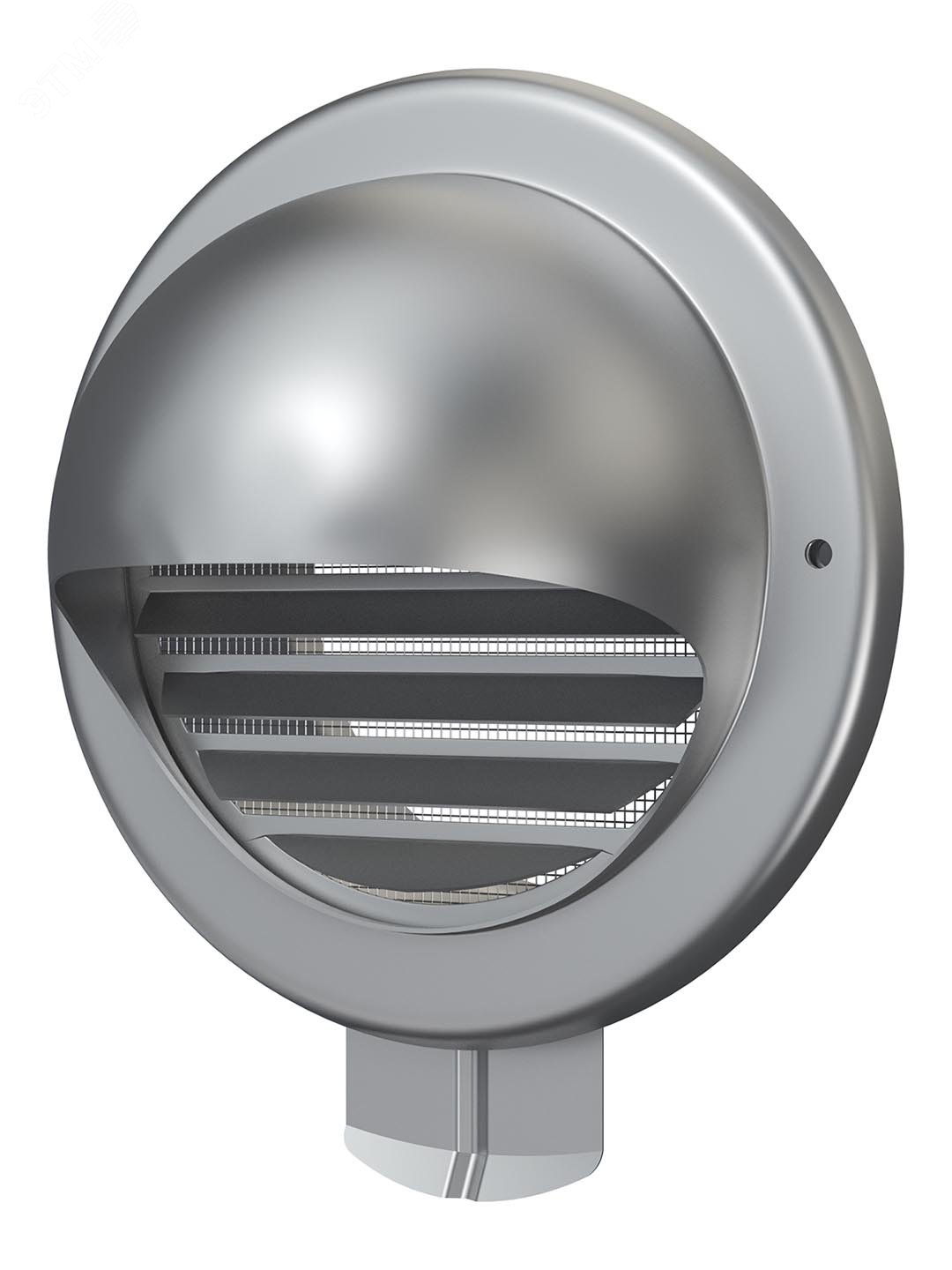 Изображение товара Выход стенной вентиляционный вытяжной металлический с фланцем D150 (шт)