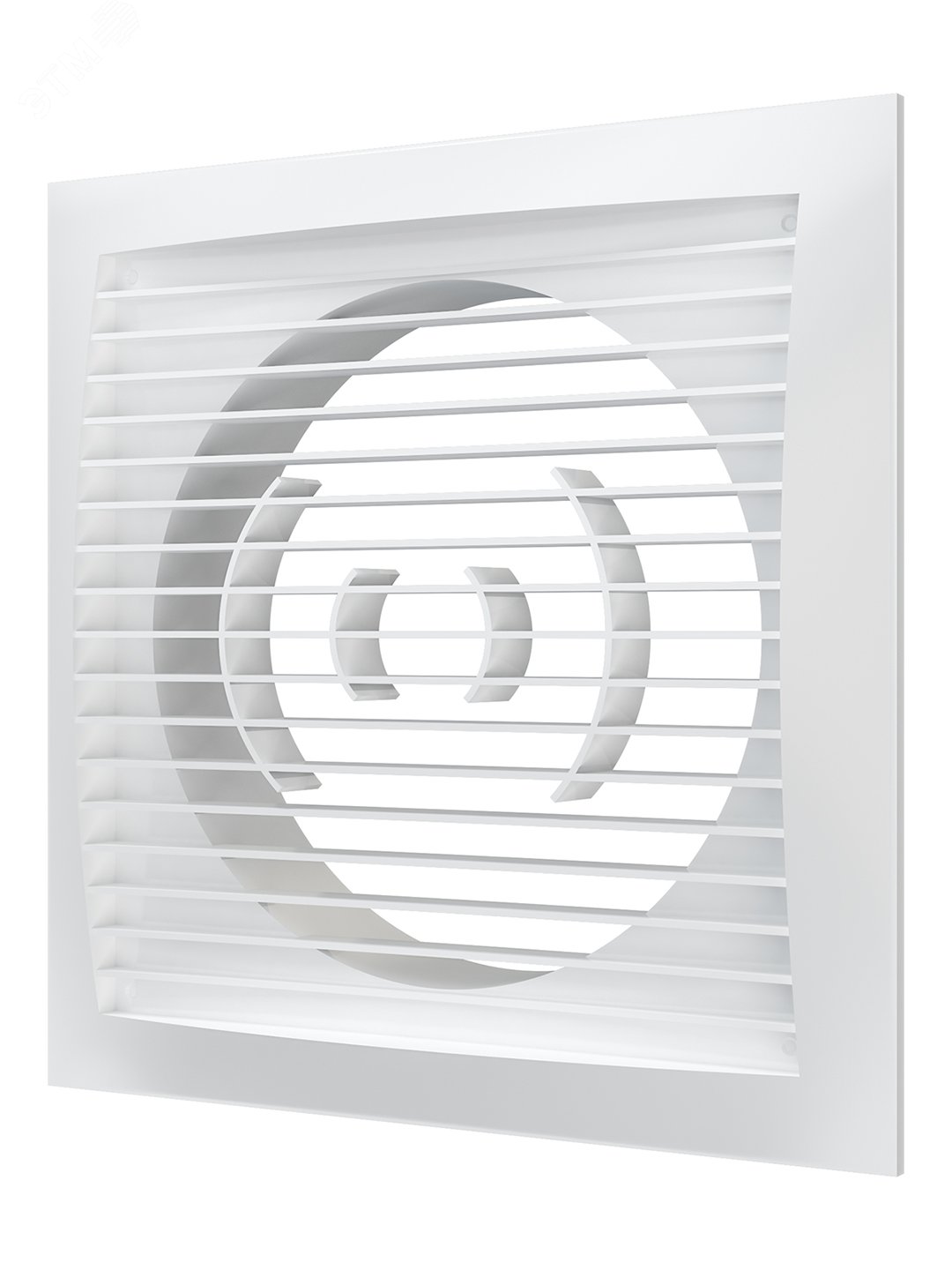 Изображение товара Решетка вентиляционная из АБС пластика 170х170 мм с фланцем D125 ERA