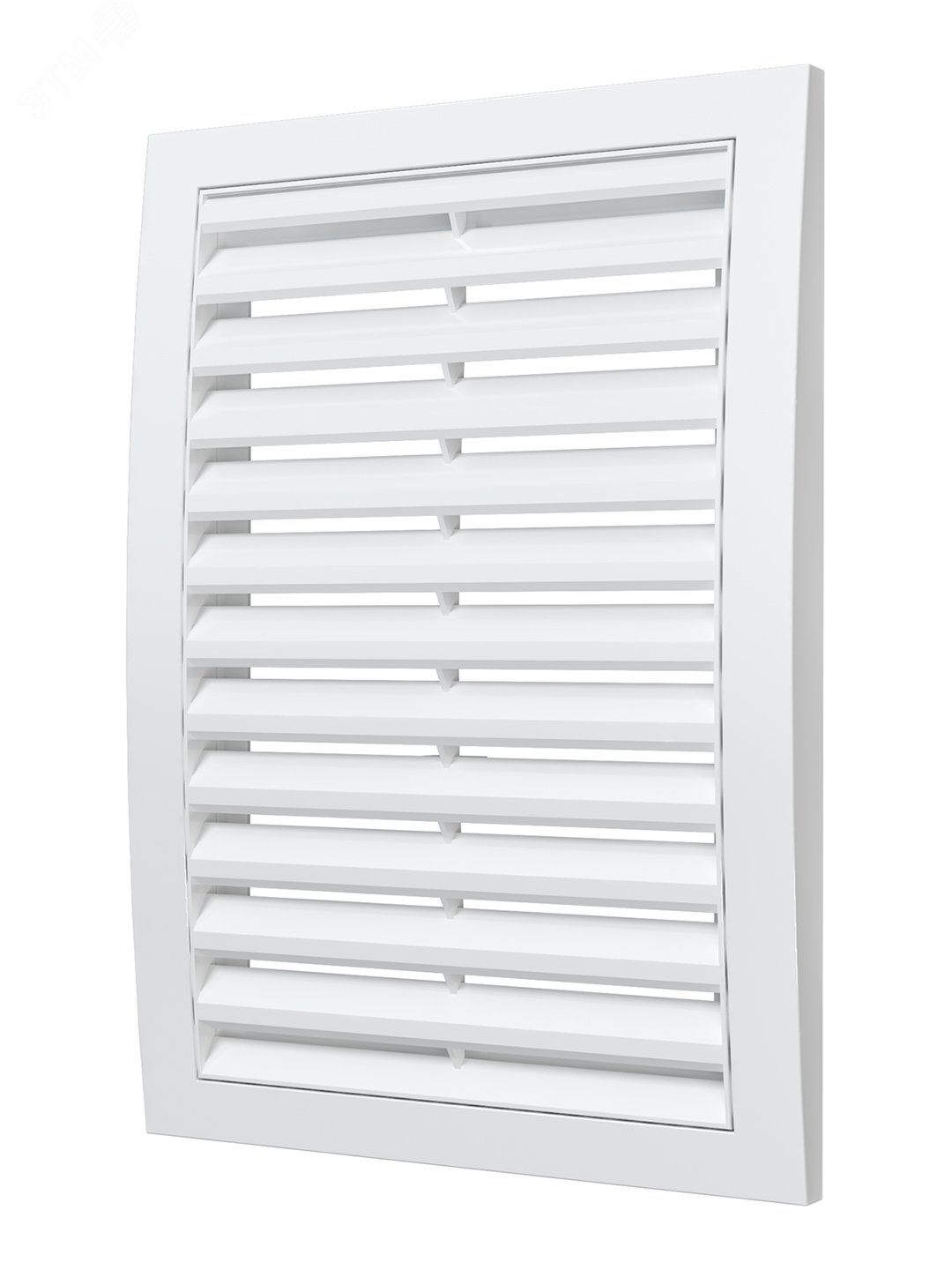 Изображение товара Решетка вентиляционная вытяжная наружная из ASA пластика 180х250 мм