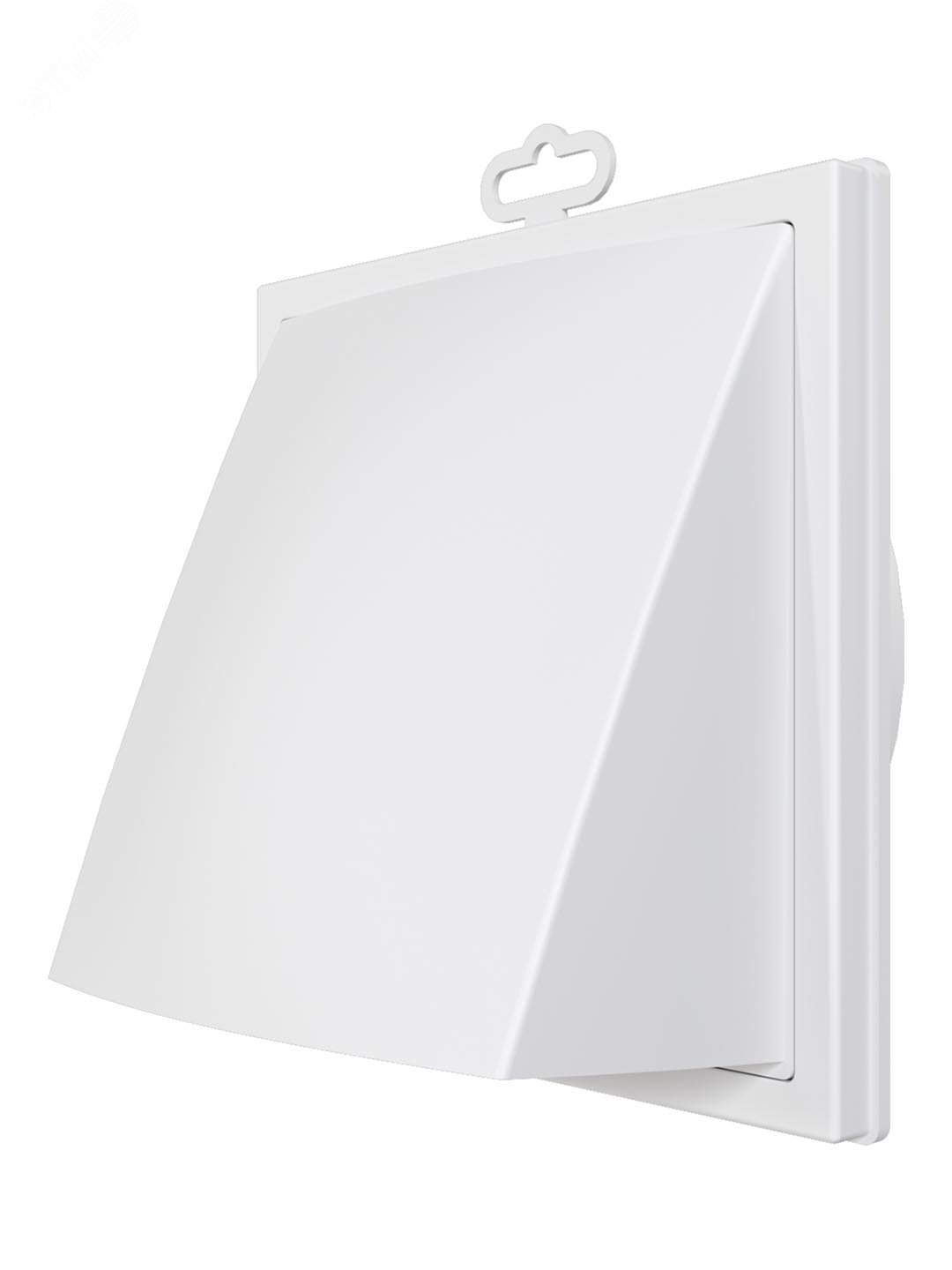 Изображение товара Выход стенной вытяжной с обратным клапаном D150/160 из ASA пластика 190x190 Белый ERA