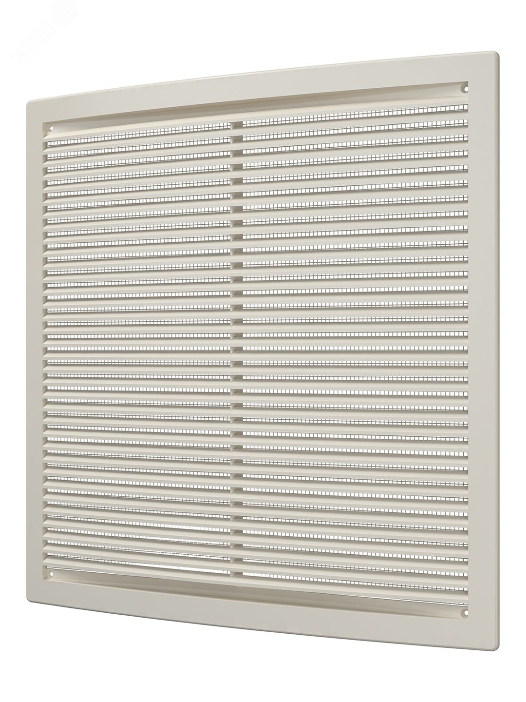 Изображение товара Решетка вентиляционная вытяжная из ABS пластика 340х340 цвет слоновая кость