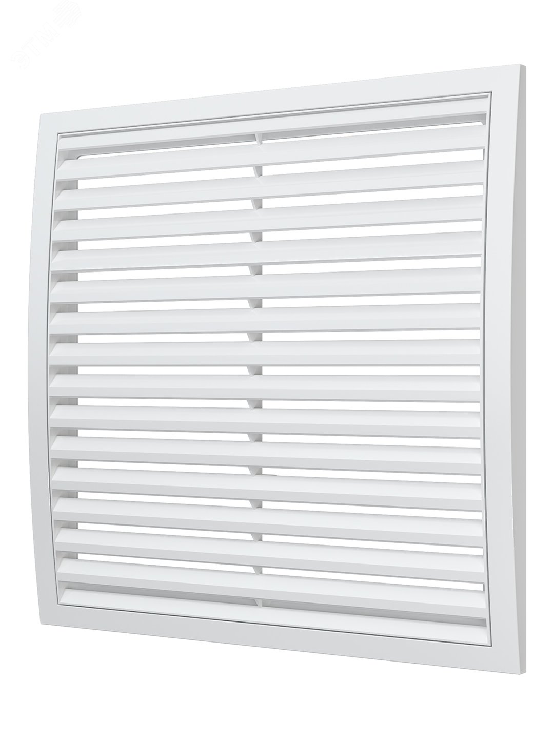 Изображение товара Решетка вентиляционная вытяжная наружная из ASA пластика 350х350