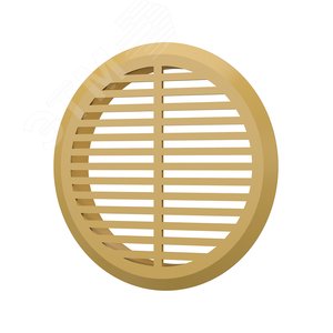 Изображение товара Решетка переточная круглая D50 с фланцем D45, комплект из 4 шт, цвет Бежевый (шт)