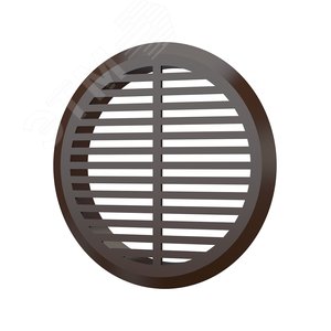 Изображение товара Решетка переточная круглая D50 с фланцем D45, комплект из 4 шт, цвет Коричневый (шт)