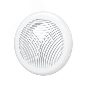 Изображение товара Решетка вентиляционная круглая D143 приточно-вытяжная, из ABS пластика, с фланцем D100 (шт)