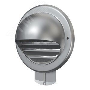 Изображение товара Выход стенной вентиляционный вытяжной металлический с фланцем D125 (шт)