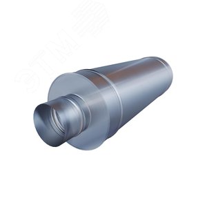 Шумоглушитель из оцинкованной стали для круглых воздуховодов L600, D125