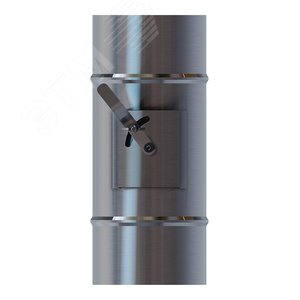 Дроссель-клапан из оцинкованной стали для круглых воздуховодов D150