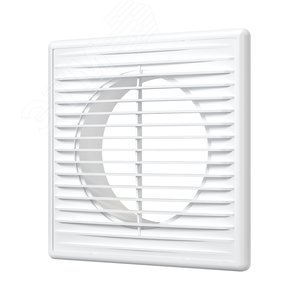 Изображение товара Решетка вентиляционная приточно-вытяжная, из ABS пластика 150х150 с фланцем D100 (шт)