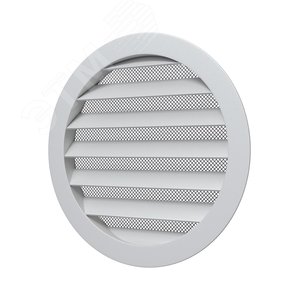 Изображение товара Решетка вентиляционная круглая D185 алюминиевая с фланцем D160 (шт)