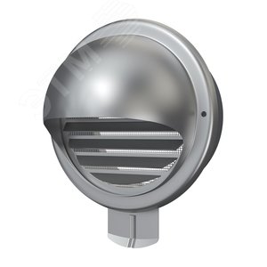 Изображение товара Выход стенной вентиляционный вытяжной металлический с фланцем D160 (шт)