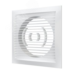 Изображение товара Решетка вентиляционная приточно-вытяжная, из ABS пластика 170х170 с фланцем D125 (шт)