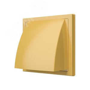 Изображение товара Выход стенной вытяжной с обратным клапаном 190х190 с фланцем D150/160, из ASA пластика, цвет Бежевый (шт)