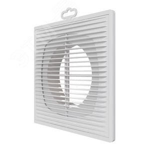 Изображение товара Решетка вентиляционная приточно-вытяжная, из ABS пластика 208х208 с фланцем D125 (шт)
