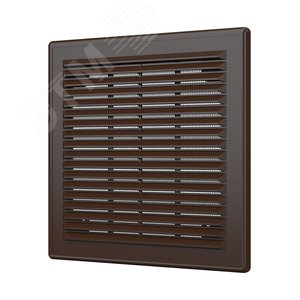 Изображение товара Решетка вентиляционная вытяжная, из ABS пластика 209х209, цвет коричневый (шт)