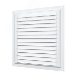 Изображение товара Решетка вентиляционная вытяжная стальная с покрытием полимерной эмалью 250х250 (шт)