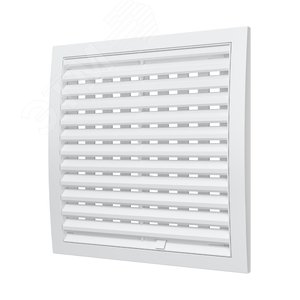 Изображение товара Решетка вентиляционная наружная регулируемая, из ASA пластика 250х250 (шт)