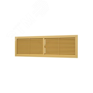 Изображение товара Решетка вентиляционная переточная, из ABS пластика 455х133, цвет Бежевый (шт)