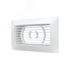 Изображение товара Решетка вентиляционная приточно-вытяжная, из ABS пластика 140х85 с фланцем 110х55 (шт)