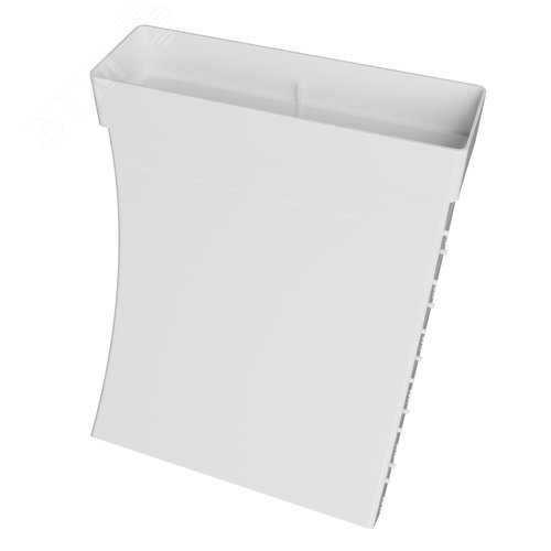 Изображение товара Колено разноугловое вертикальное плоское пластиковое 60х204 (шт)