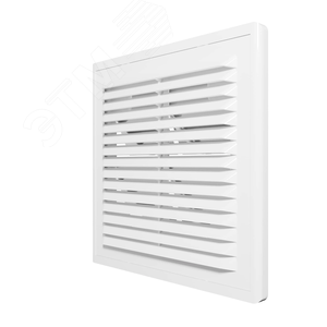 Изображение товара Решетка вентиляционная с обратным клапаном разъемная 150х150, пластик (шт)