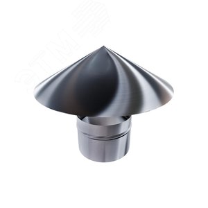 Изображение товара Зонт крышний из оцинкованной стали для круглых воздуховодов D125 (шт)