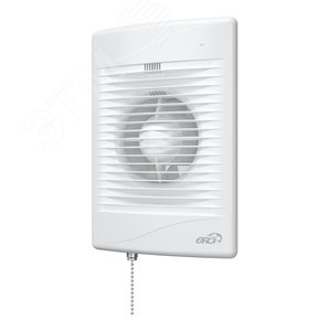 Изображение товара Вентилятор осевой вытяжной с индикацией работы и тяговым выключателем D100 (шт)