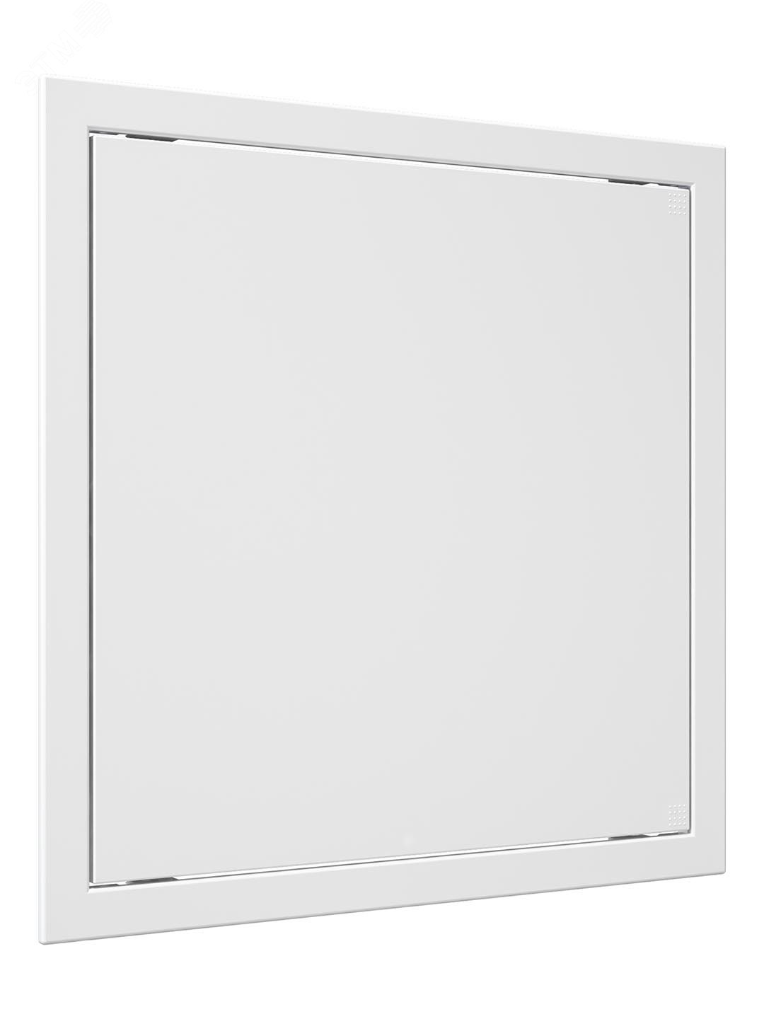 Изображение товара Люк-дверца ревизионная нажимной 368х368 с фланцем 346х346 пластиковый Россия