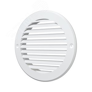 Изображение товара Решетка вентиляционная круглая D161 с фланцем D125 (шт)