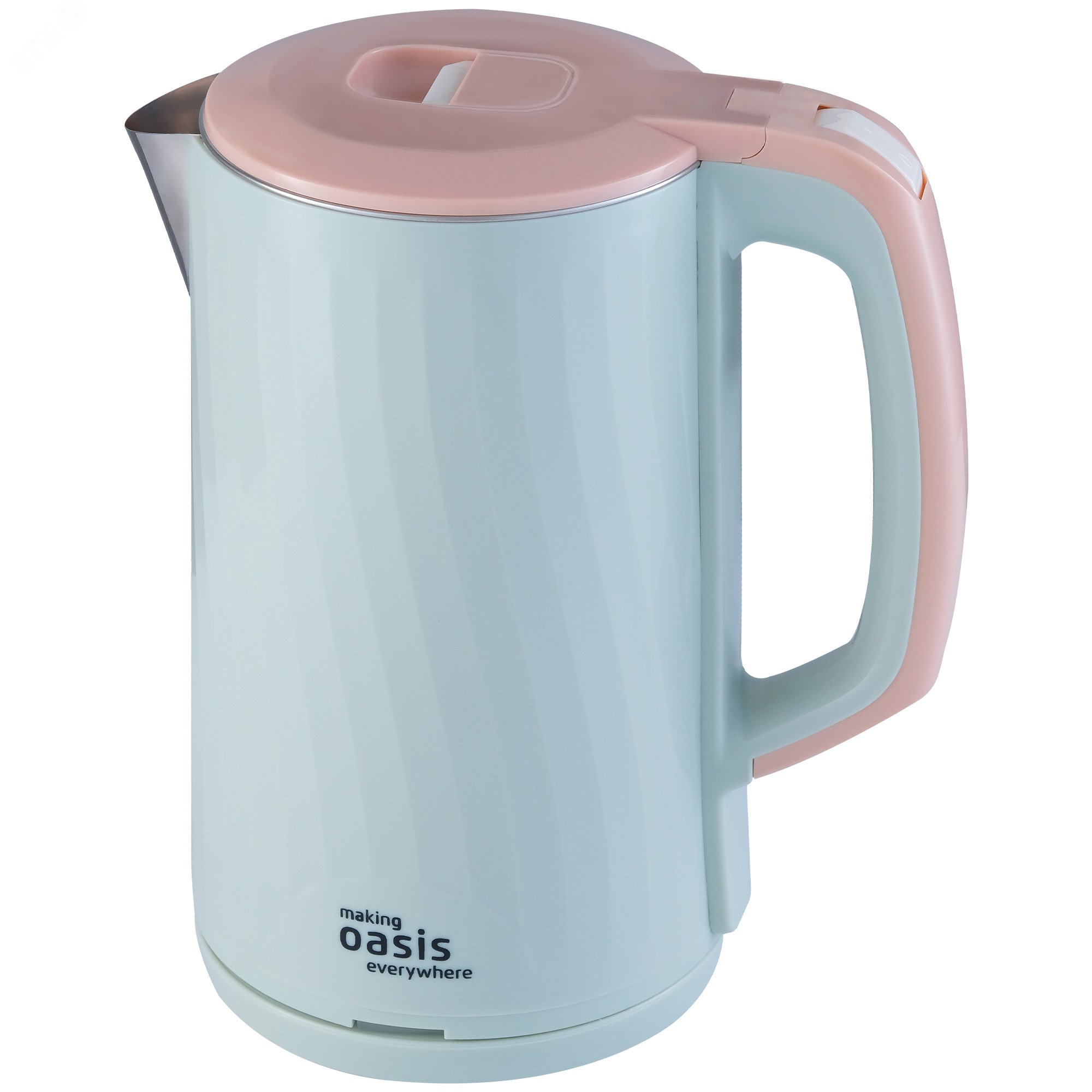Изображение товара Электрический чайник Oasis Klima K-13PM 1,8 л быстро нагревает воду надежный дизайн