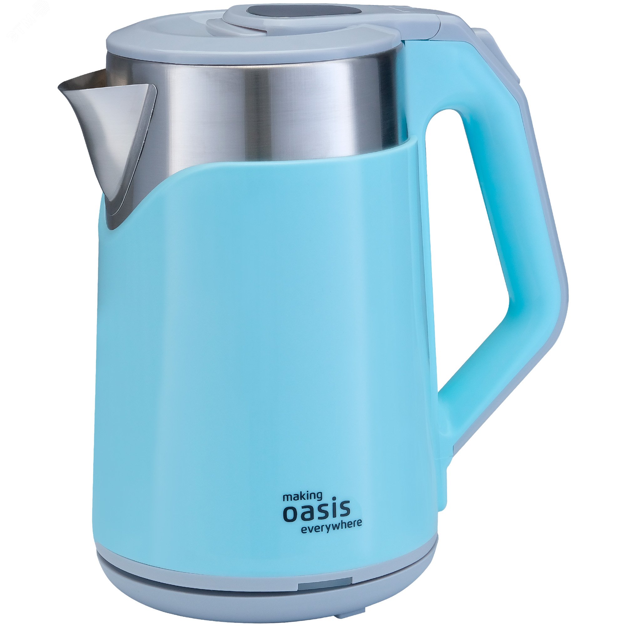 Изображение товара Электрический чайник Oasis Klima K-21SPL 2 л голубой механическое управление
